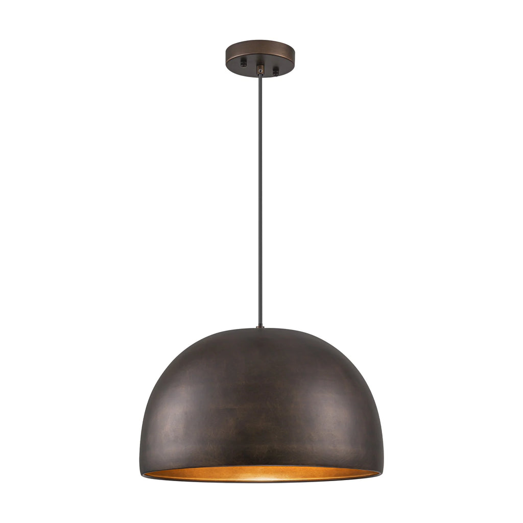 1-Light Dimmable Dome Kitchen Island Pendant R190124