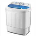 Semi-Automatic Washing Machine 8lbs Compact Laundry Machine with Spinner and Drain Pump S910219