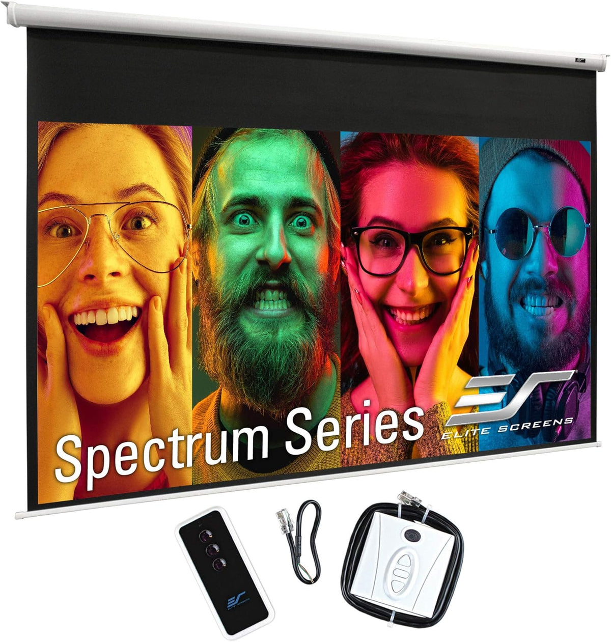 150" Electric Motorized Projector Screen 16:9 V5142