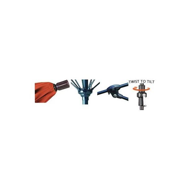 9 Feet Fiberglass Market Umbrella R283