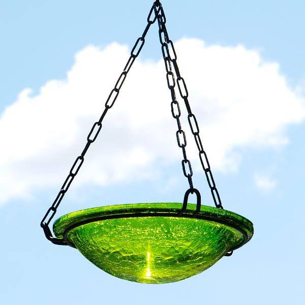 Hanging Glass Birdbath L4249