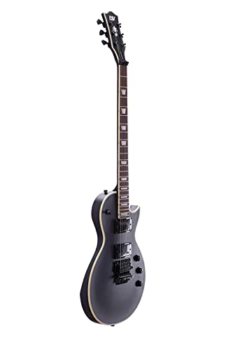 Satin Black Solid Body Electric Guitar with Floyd Rose Tremolo Z459851