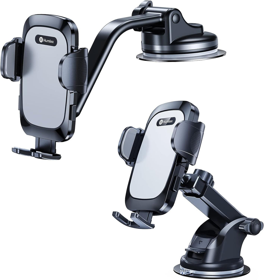 Grey Suction Cup Car Phone Holder Mount E916