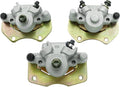 Front Left Right & Rear Brake Calipers with Pads for Can Am Outlander 330 400 500 650 850 Y674624