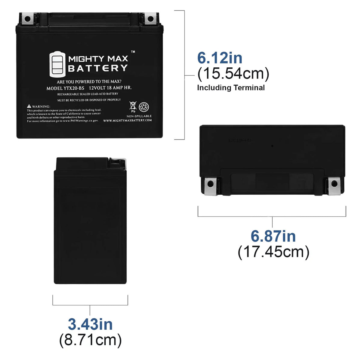 12V 18Ah Battery B2957