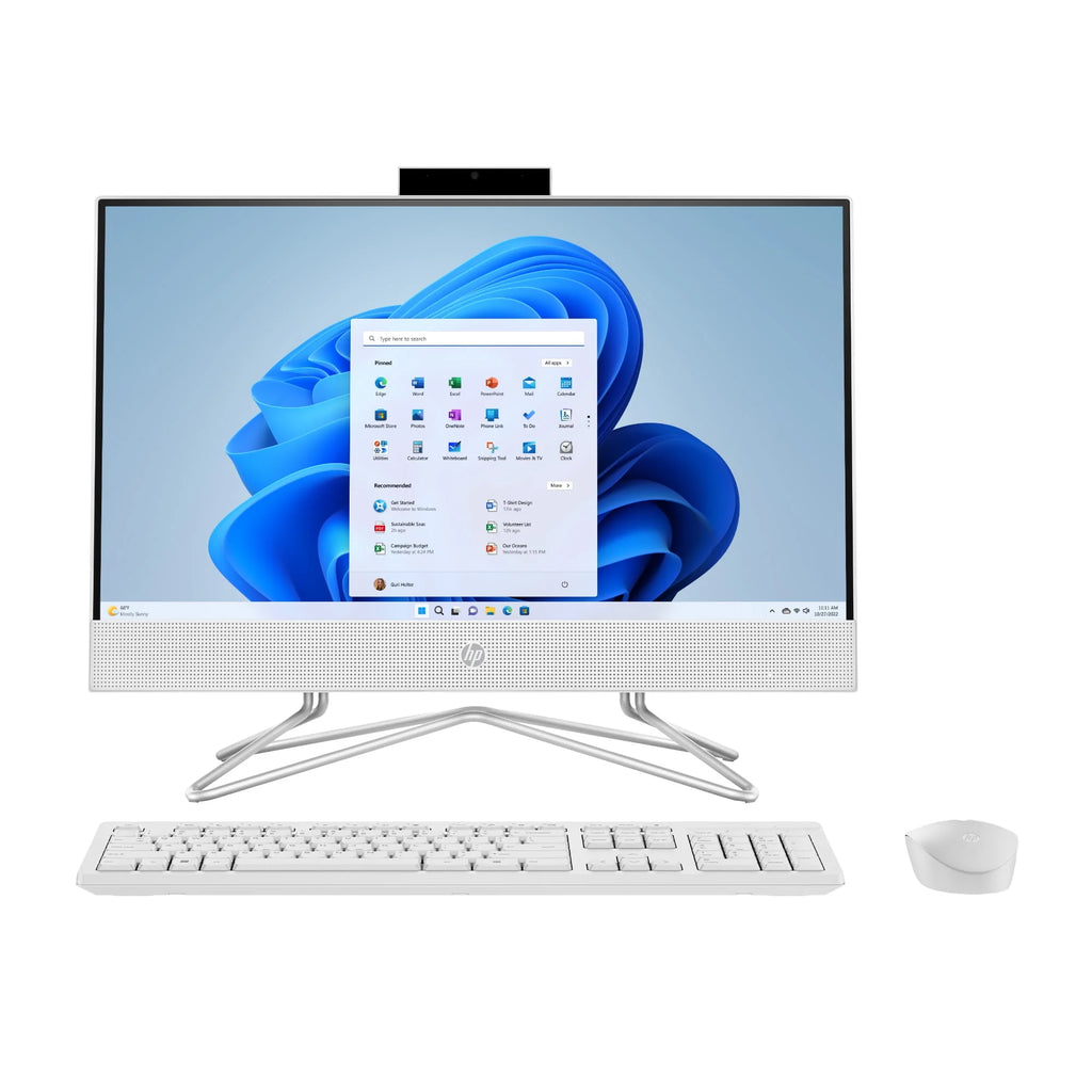 21.5 All-in-One PC, Intel Pentium, 8GB Memory, 128GB SSD, Windows 11 Home, White C338334