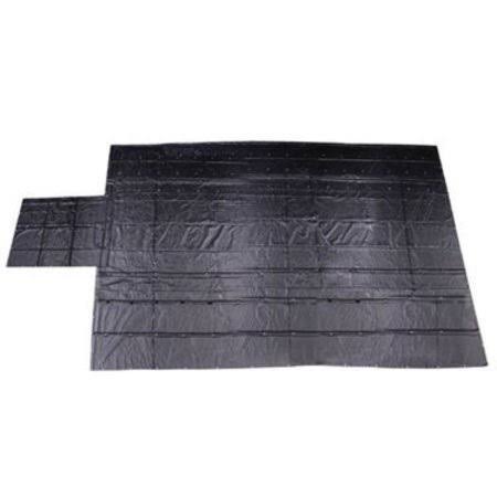 Heavy Duty Lumber Tarp, 20 x 28, 18 oz Black Tarp J88322