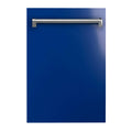 18 in. Blue Gloss Stainless Steel Dishwasher E912