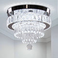 11.8" Crystal Flush Mount Ceiling Light T251100