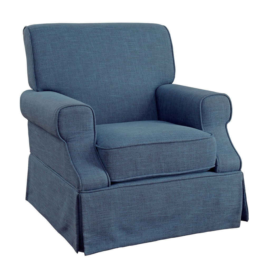 Beige Linen Fabric Swivel Chair T328