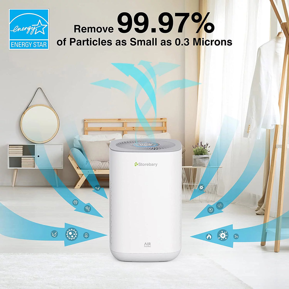 C350 Air Purifier with H13 True HEPA Filter C1658