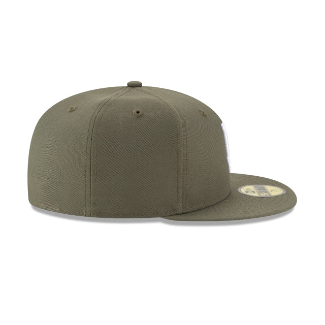 Olive Fitted Hat A909