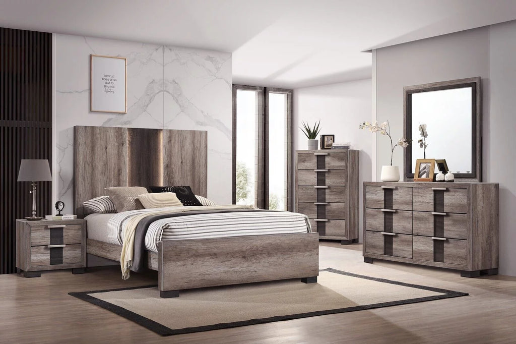 King Size Solid Wood Bed Set B998