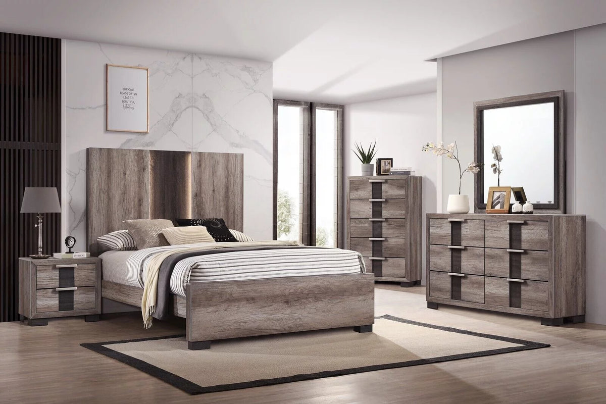 King Size Solid Wood Bed Set B998
