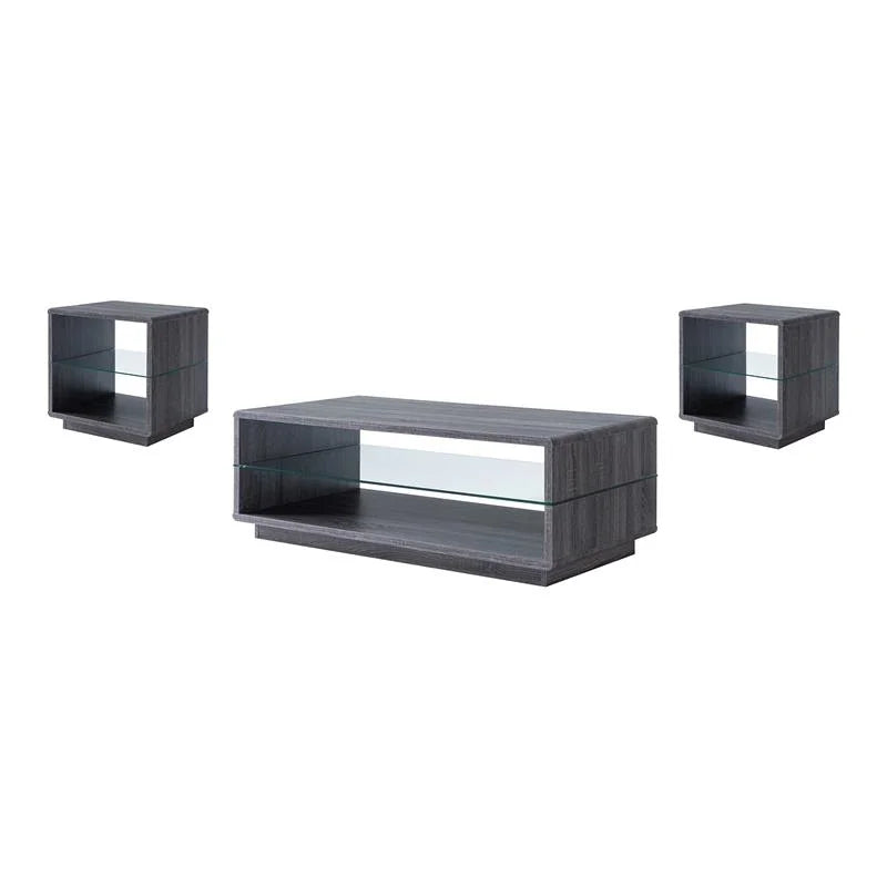Wood 3-Piece Coffee Table Set S854
