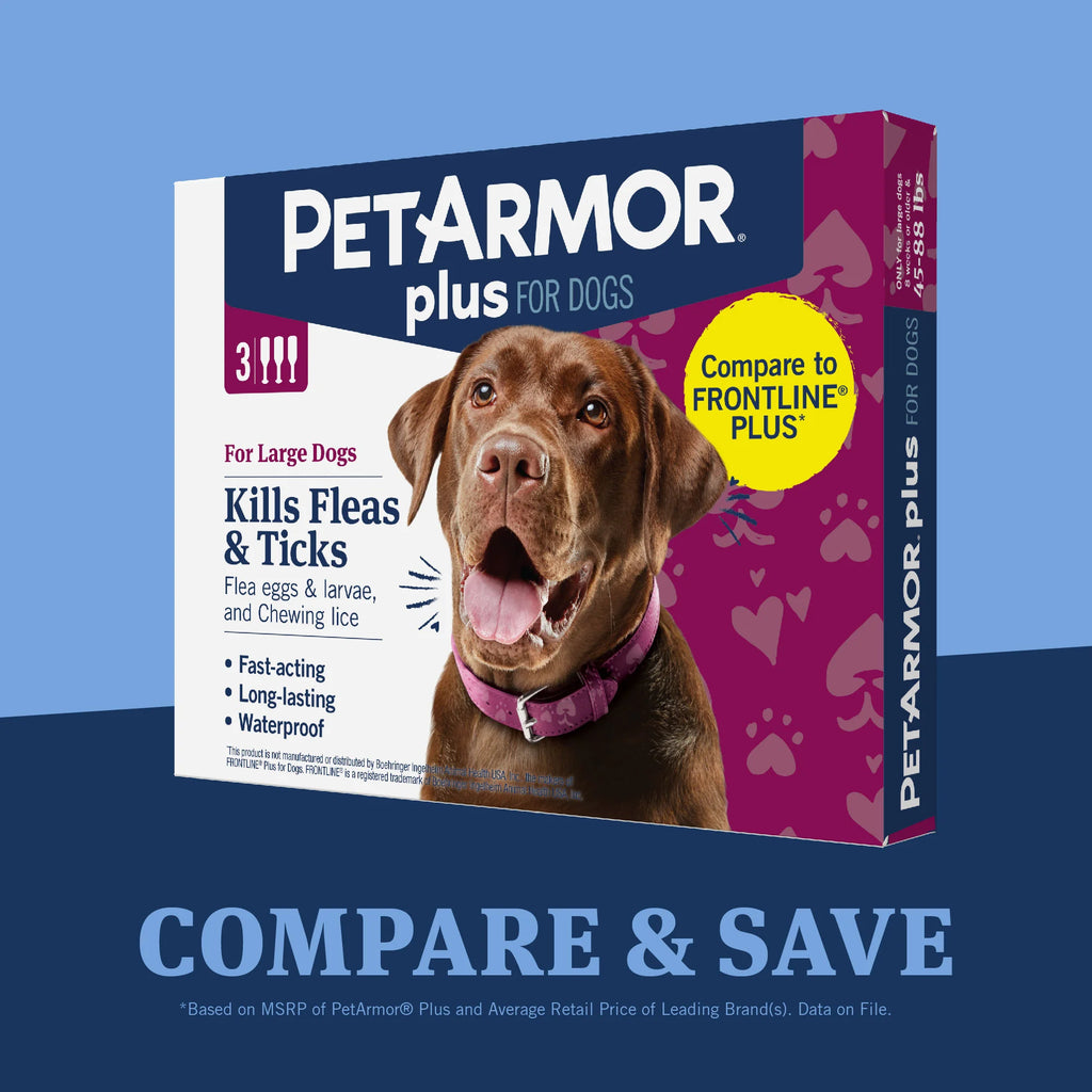 Flea & Tick Prevention for Large Dogs 3 Month Supply R250