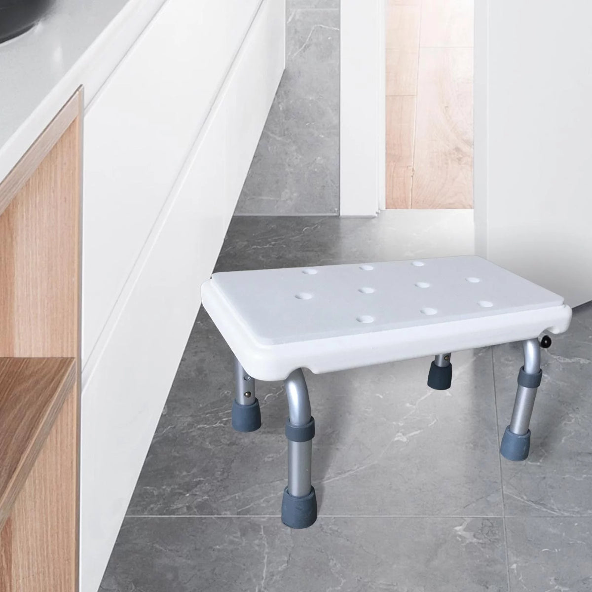 Adjustable Anti Slip Bathroom Step Stool Q6789