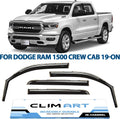 Dark Smoke 4 pcs In-Channel Window Deflectors Y28176