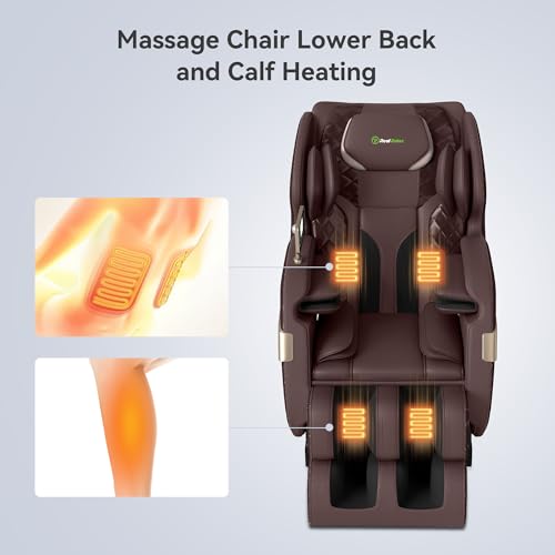 Black Full Body Airbags Massage Recliner with Zero Gravity A6698