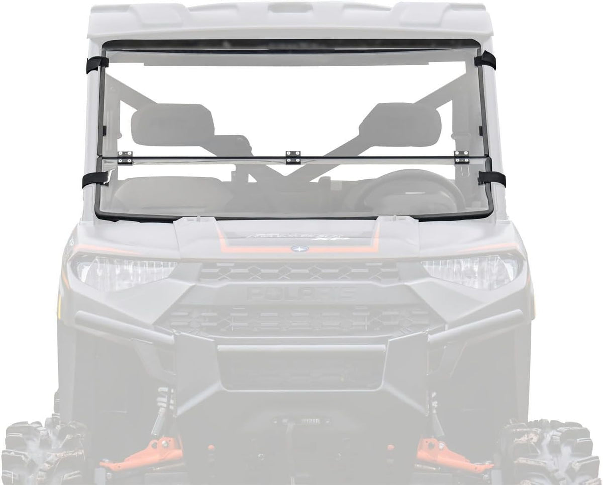 Scratch Resistant Flip/Fold Down 2-in-1 Windshield M4538