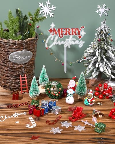 36 PCS Christmas Cake Decorations Kit H380