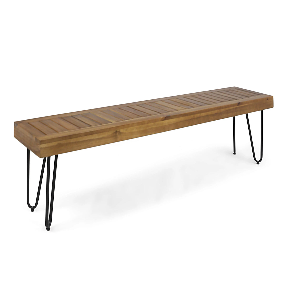 Wood and Metal Bench R316