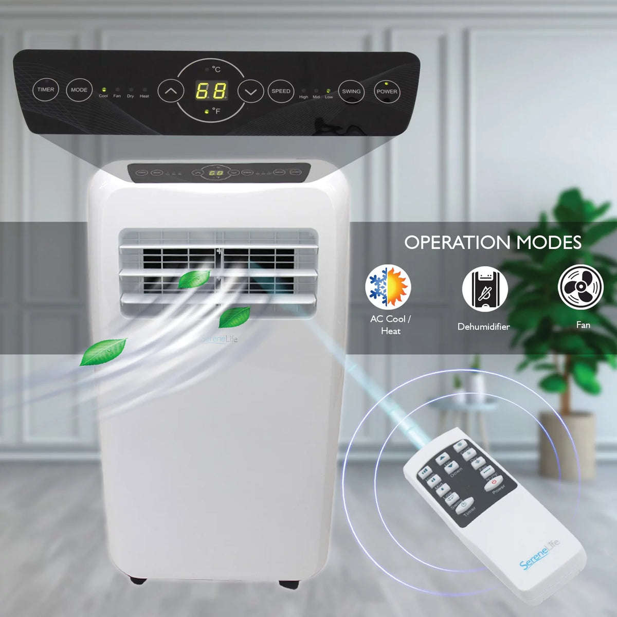 Portable Air Conditioner And Heater 10,000 BTU B6523