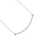 T Smile Large Necklace 6.9cm K18 YG Yellow Gold Approx. 3.8g L154052