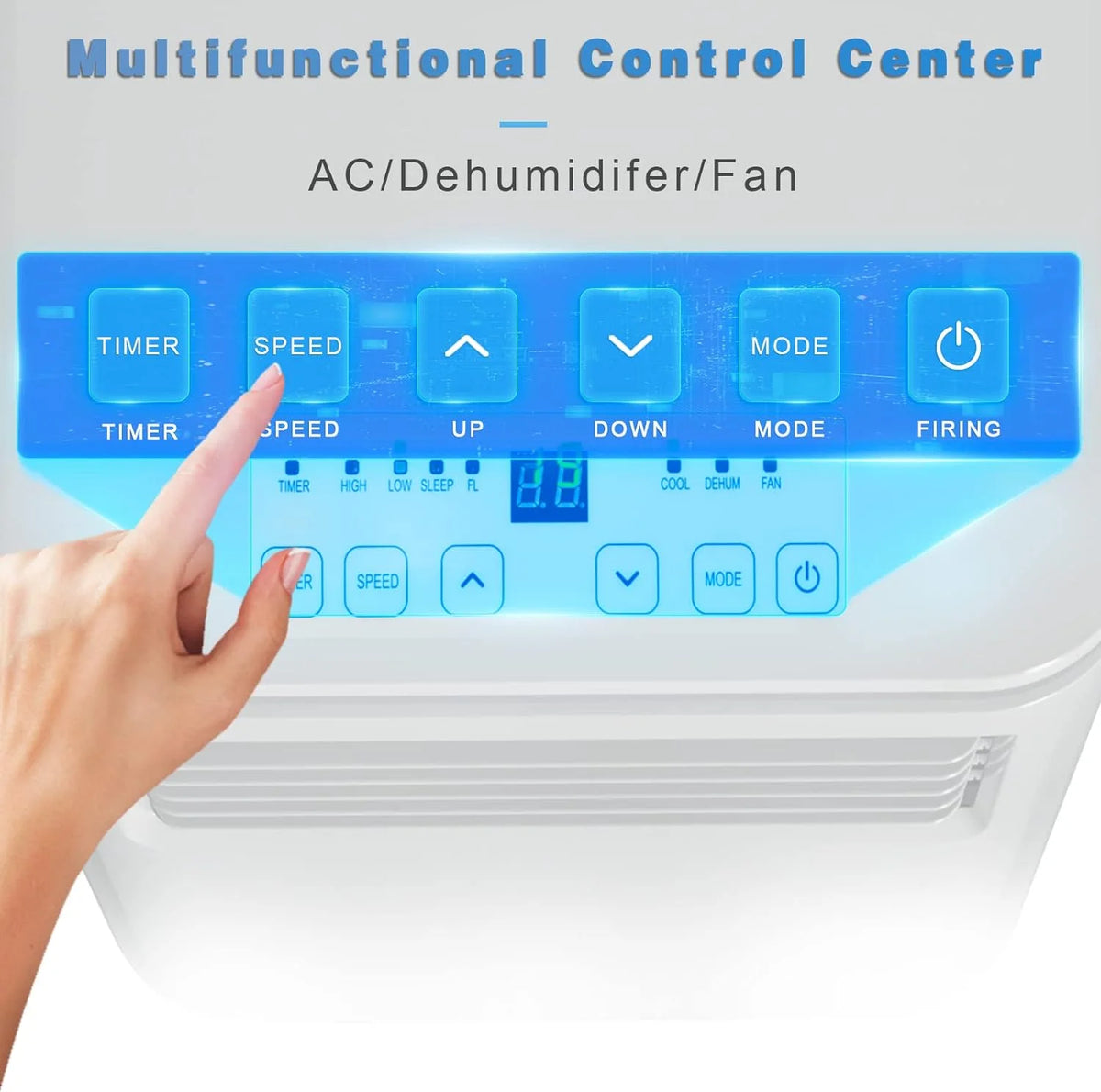 10000 BTU Portable Indoor Air Conditioner with Remote Control F1394