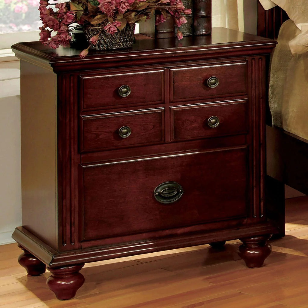 Cherry Solid Wood 5pcs Bedroom Set S690167