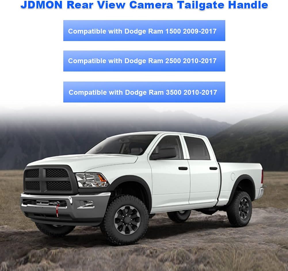 Rear View Backup Camera Tailgate Handle for Dodge Ram 1500 2500 3500 N150