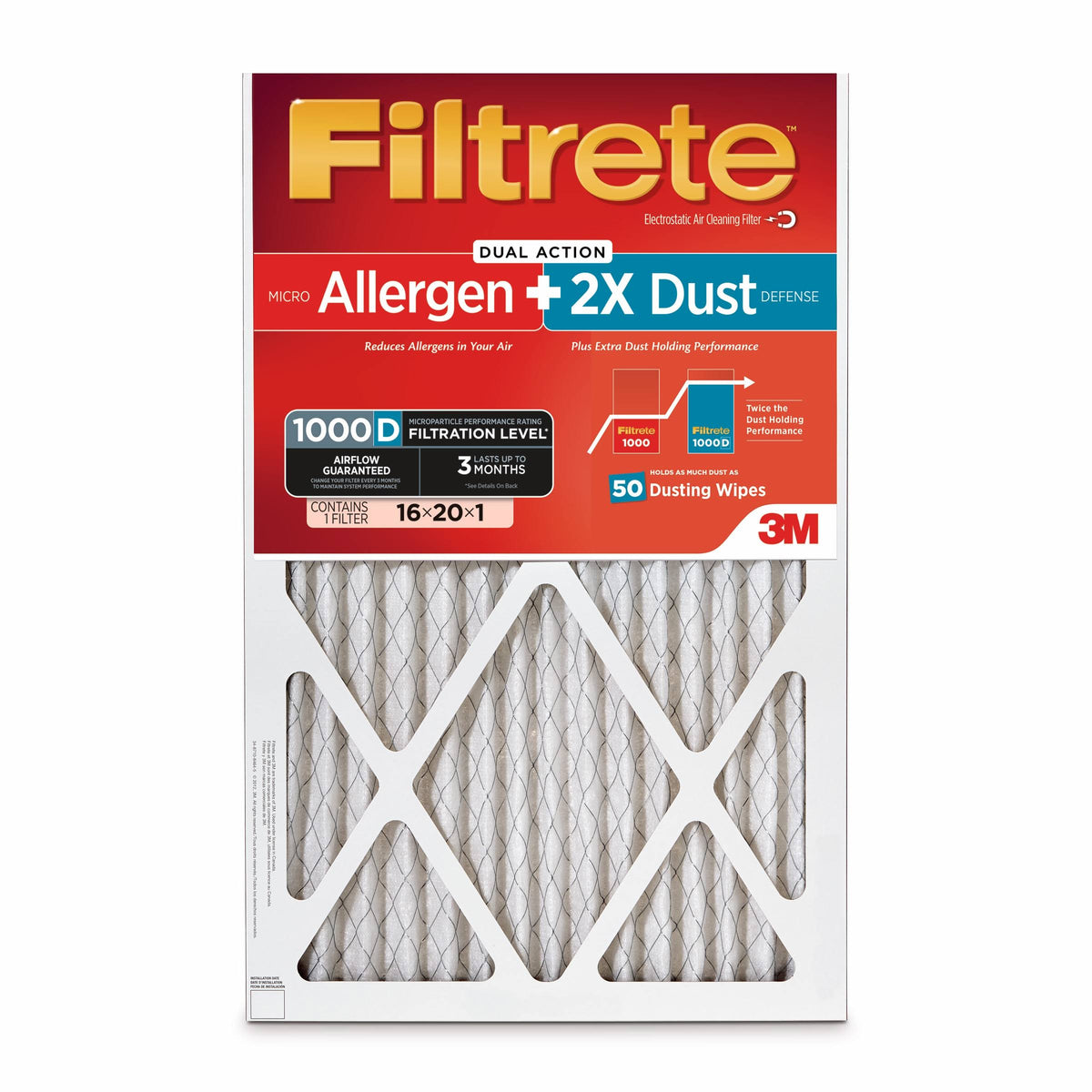 Filtrete Micro Allergen Extra Plus Dust Filter W384