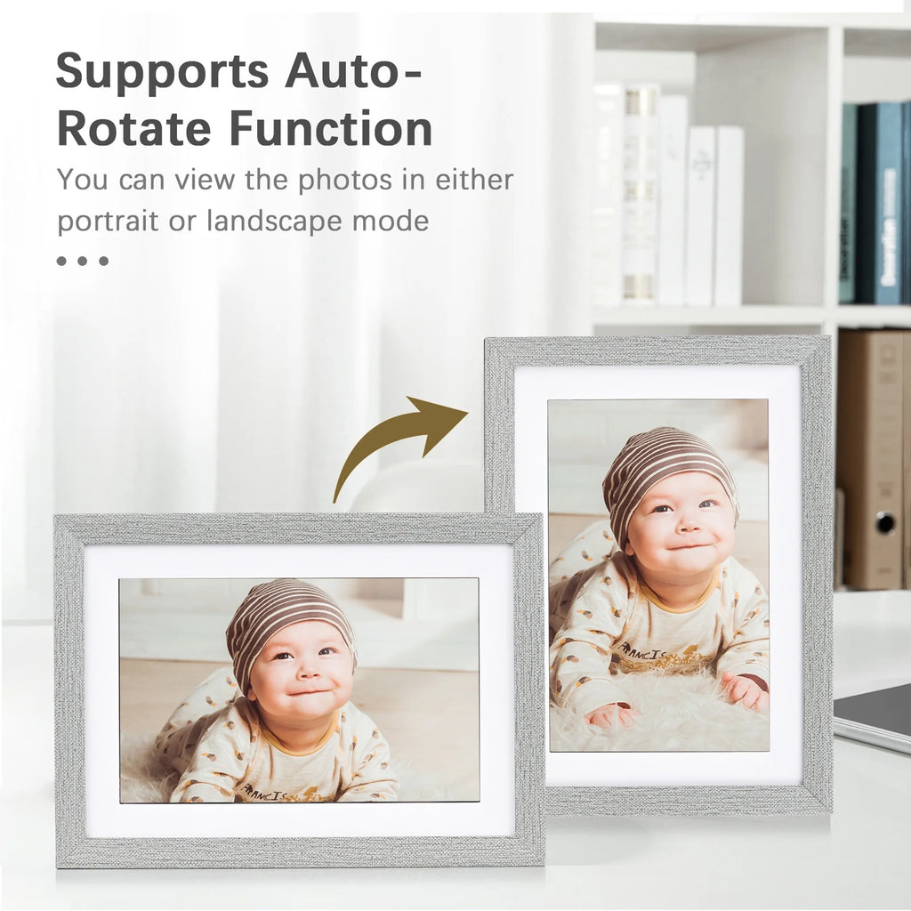 WiFi Digital Photo Frame 10.1-Inch TFT Screen 16GB Storage E761251