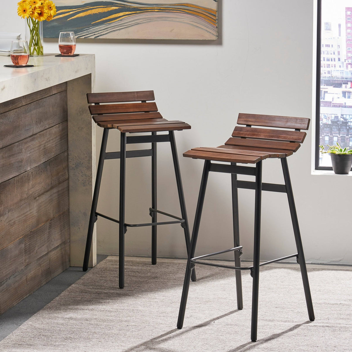 Barstool - Set of 2 L96332