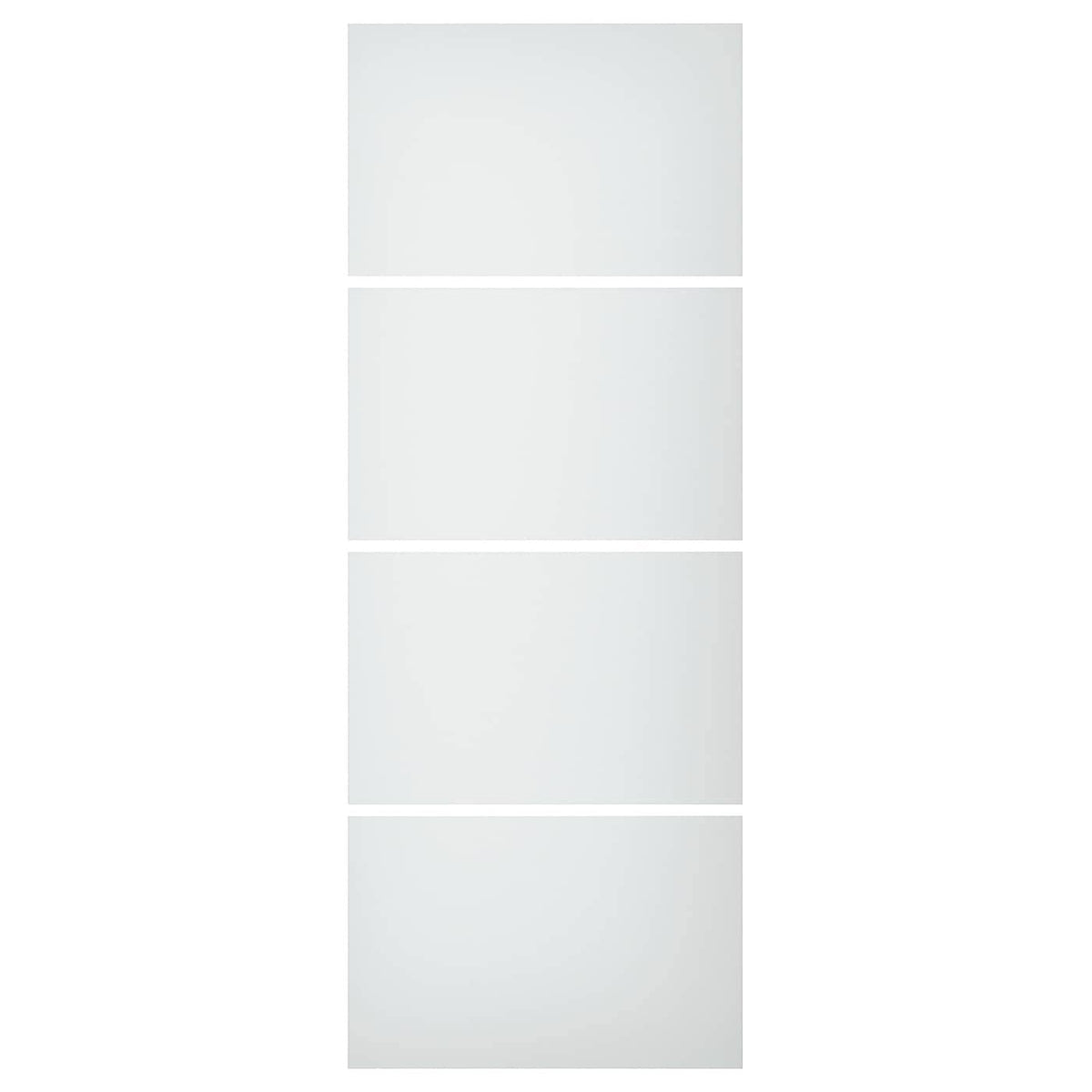 White Paper Effect 4 Panels for Sliding Door Frame P57609