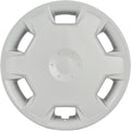 15 inch Set of 4 Silver Hubcaps Wheel Covers G641
