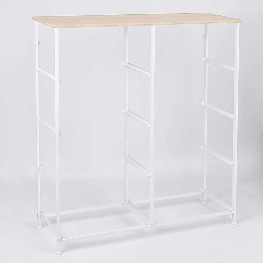 8 Drawer Fabric Dresser with Wooden Top H94617