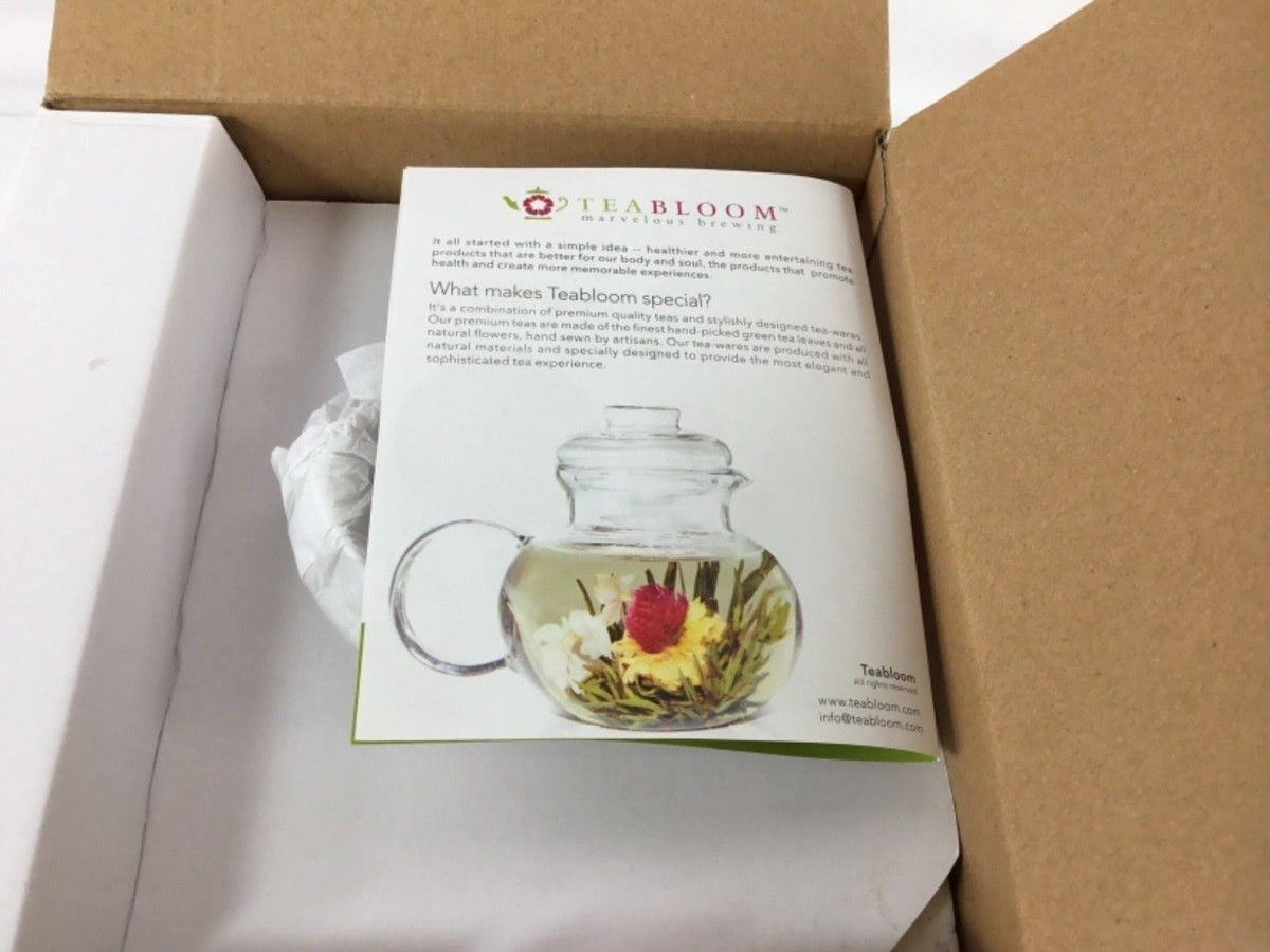 34 oz Heat Resistant Borosilicate Glass Teapot with Infuser I3664