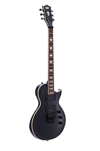 Satin Black Solid Body Electric Guitar with Floyd Rose Tremolo Z459851