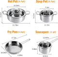 7 Piece Stainless Steel Cookware Set M703219