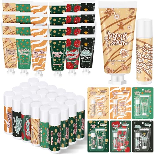 Christmas Hand Cream and Lip Balm Gift Set 48pcs K34818