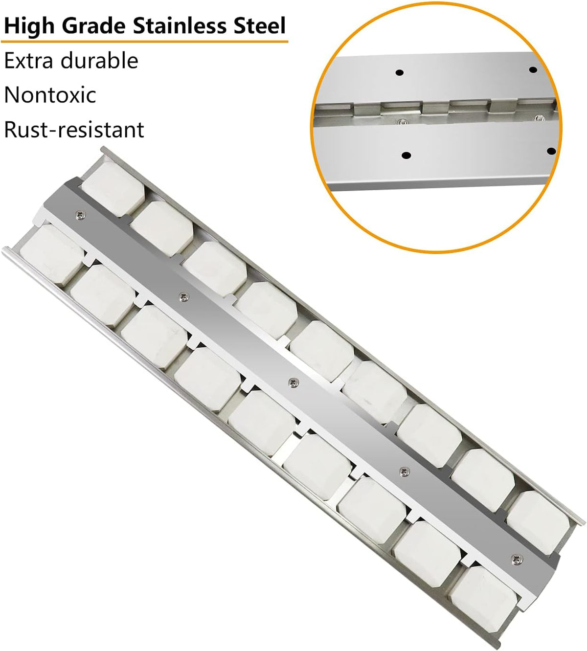 Heavy Duty Stainless Steel Grill Briquette Tray, Pack of 2 J830481