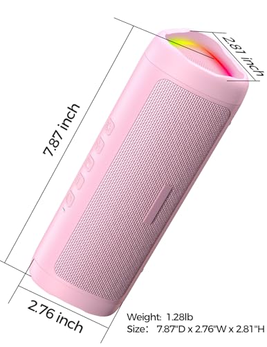 Black Portable Wireless IPX5 Waterproof Bluetooth Speaker B44292