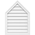 Peaked Top Surface Mount PVC Gable Vent O23804
