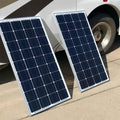 2pcs 100W Monocrystalline Solar Panel Module, Black V417