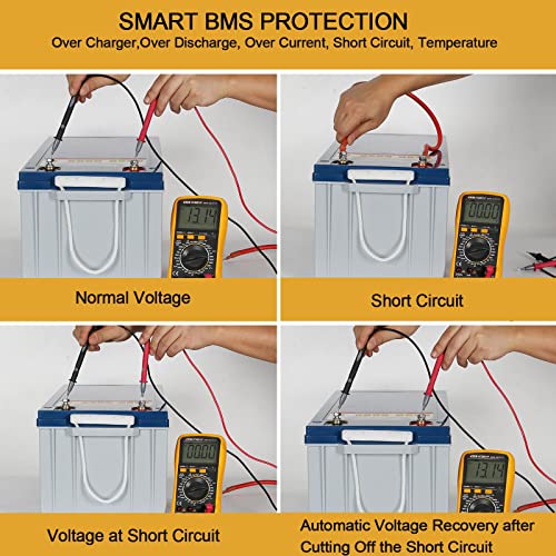 12V 100Ah LiFePO4 Lithium Battery with Smart BMS G81332
