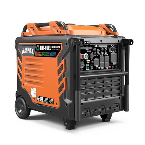 15000W Tri-Fuel Portable Generator with ATS, CO Sensor, Digital Display & 50A Output L106