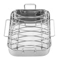 Stainless Steel Rectangular Roasting Pan with Rack S227724