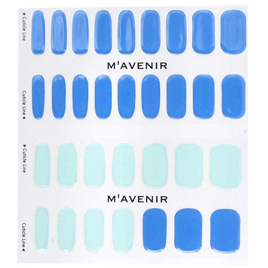 Blue Nail Sticker 36pcs K96518