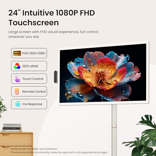 32'' UHD 4K Smart Portable TV 16(8+8) GB RAM 256GB Android 14 Y188